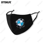 Новинка 2021, модная маска BMW M Power Fun с принтом, полиэстер, моющаяся, дышащая, многоразовая, водонепроницаемая и Пыленепроницаемая