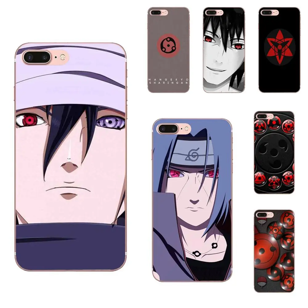 Силиконовый чехол с мультяшным героями аниме Наруто Шаринган мангекю для Huawei Honor