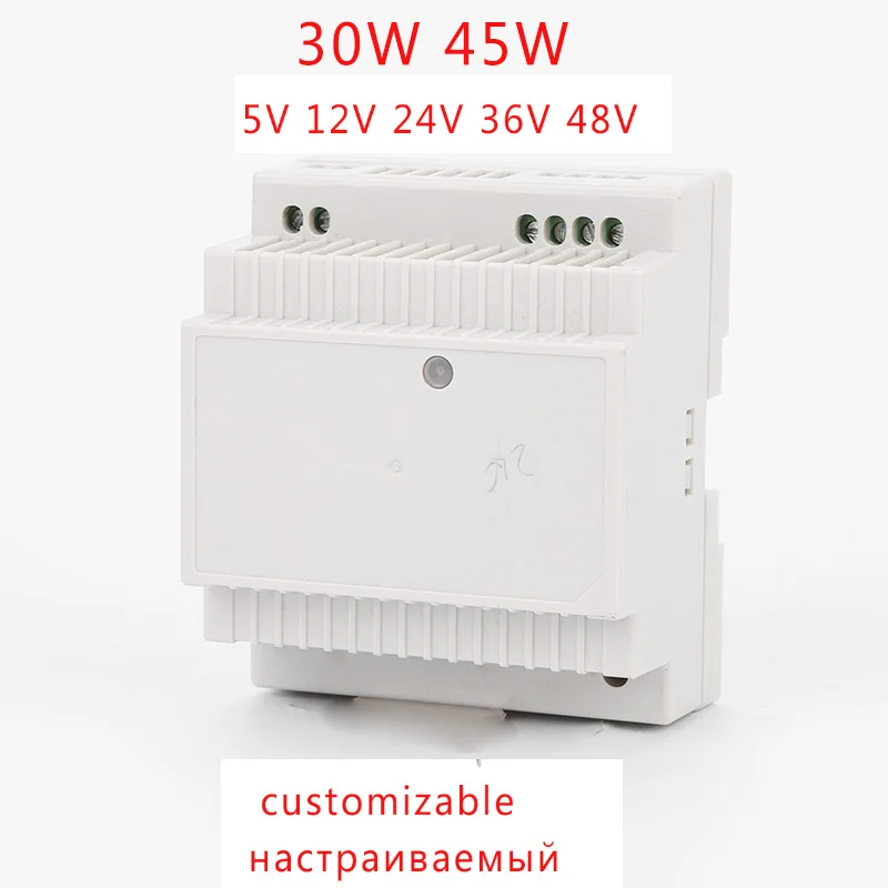 YK 30W 45W DR-30/45 Rail SMPS источник питания импульсный трансформатор 220V 5V 12V 24V 36V AC DC