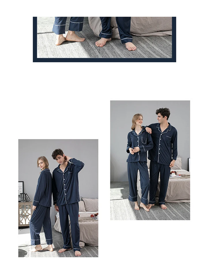 men's silk pajamas 2021 Cotton Pajama Sets for Men Sleepwear High Quality Male Underwear Loungewear Pyjama Homewear Home Clothes mens cotton pajama sets