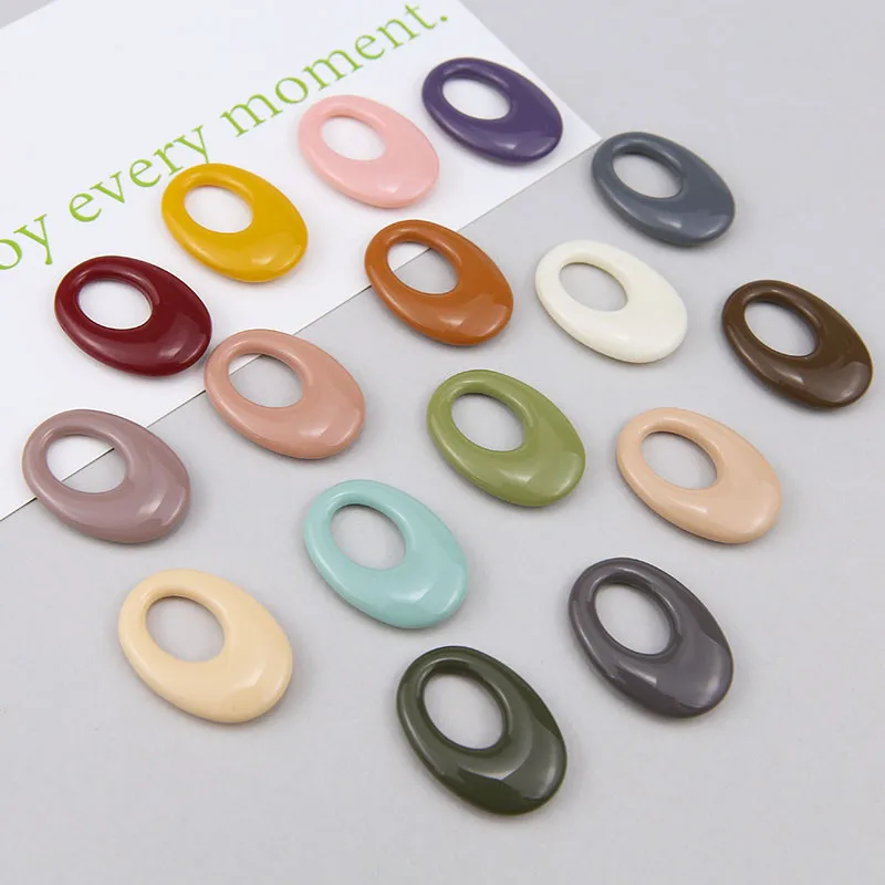 10 шт. Новинка хит продаж Модные Ретро Простые полые овальные серьги с подвеской