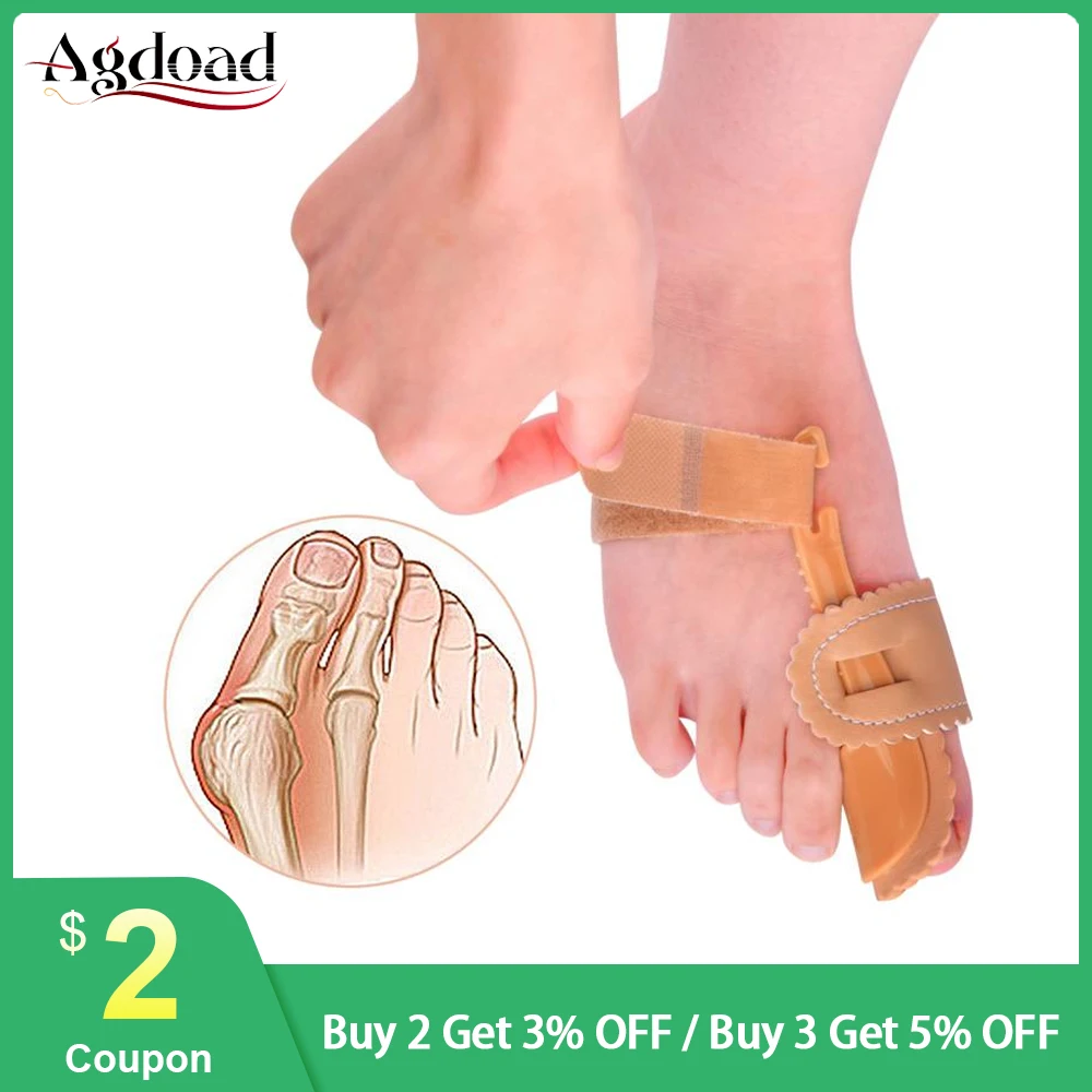2 шт. ортопедический корректор Bunion Hallux вальгус палец ноги коррекция Педикюр Уход