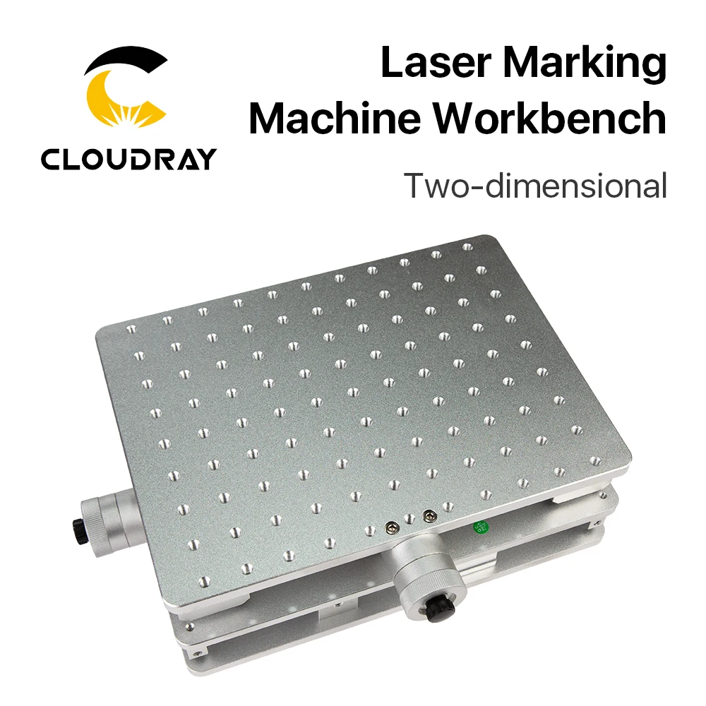 Cloudray 1064nm волоконная лазерная маркировочная машина для гравировки 2 оси передвижной стол портативный чехол для шкафа XY Таблица