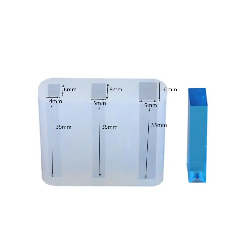 

JAVRICK UV Epoxy Mold DIY Pendant Jewelry Crystal Silicone Molds Hexagonal Round Geometric Shape Craft Making Mould