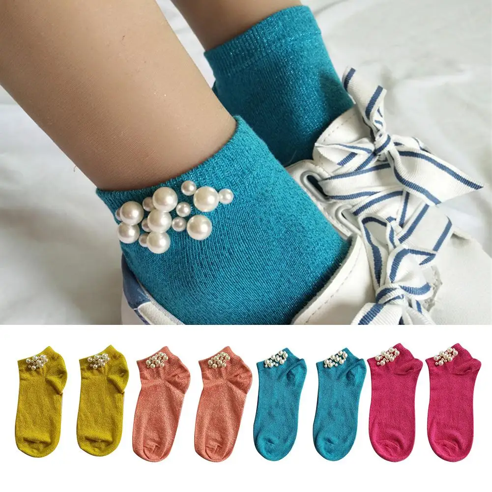 Женские хлопковые носки милые эластичные короткие Дышащие Носки ярких цветов с