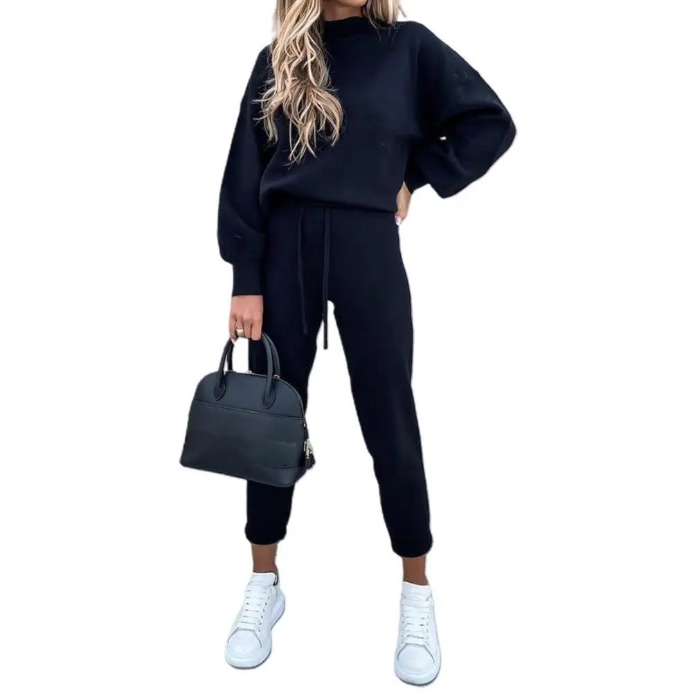 

Women Autumn Long Sleeve Pullover Sweatshirt Pants Sportswear Set Tracksuit
