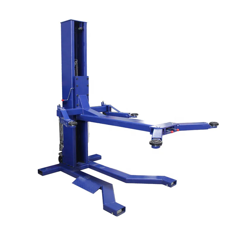 Мобильный одностоечный автомобильный подъемник MACTANT грузоподъемностью 2500 кг с