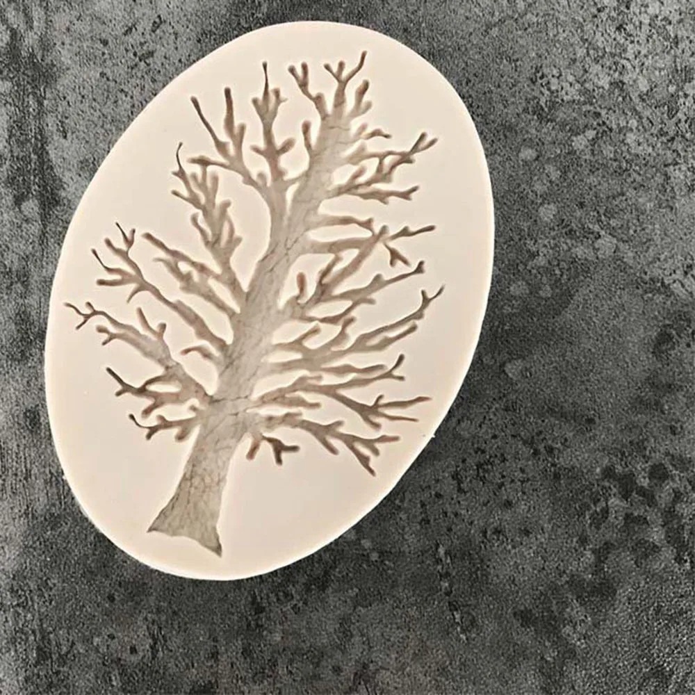 13D форма дерева силиконовые формы для торта Форма помадки инструменты украшения
