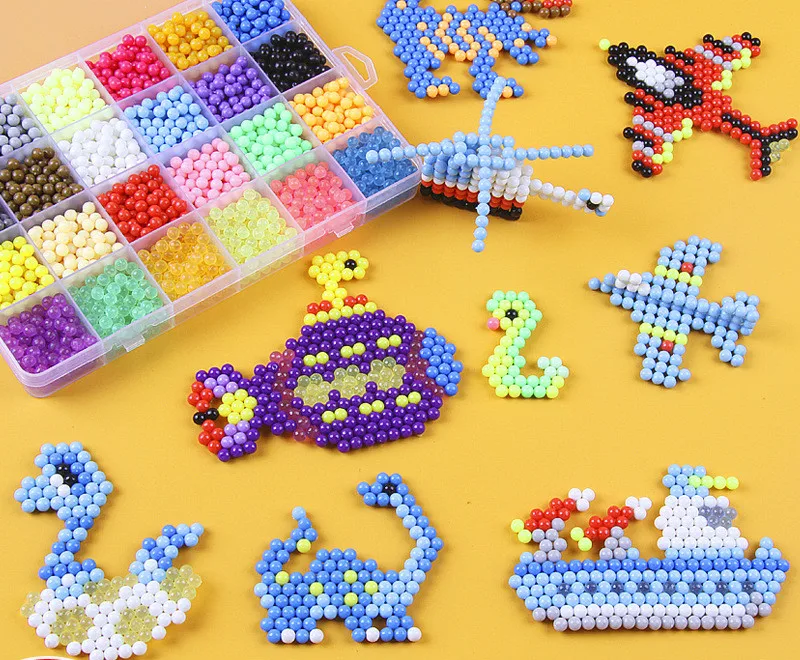 2019 DIY волшебные бусины с водяным туманом игрушки для детей формы животных ручная