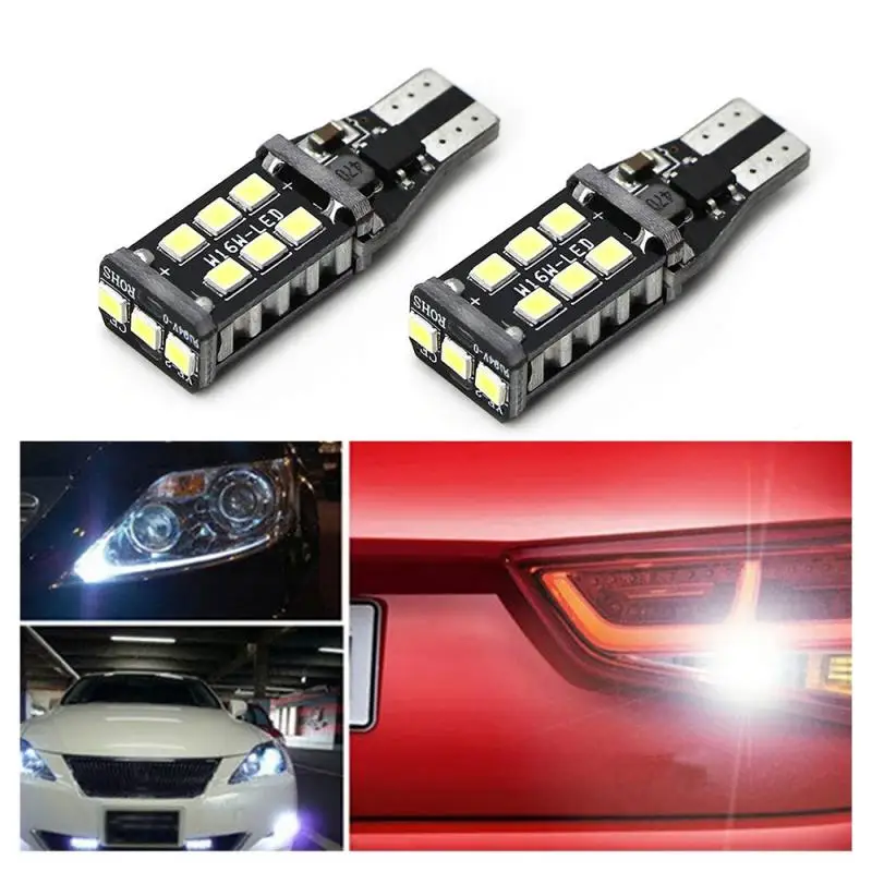 

1Pcs T15 Led Bulb W16W 15SMD 2835 Car Reverse Backup Turn Signal LED Light Bulb Car LED Bulb Signal Lamp Car Lights Accessories