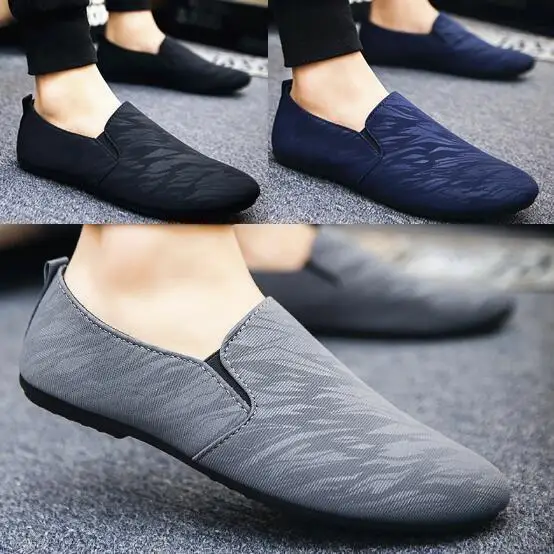 

Fashion New Men Casual Shoes Men Shoes Men Sneakers Male Flats Slip On Mesh Loafers Breathable Men's driving Shoes