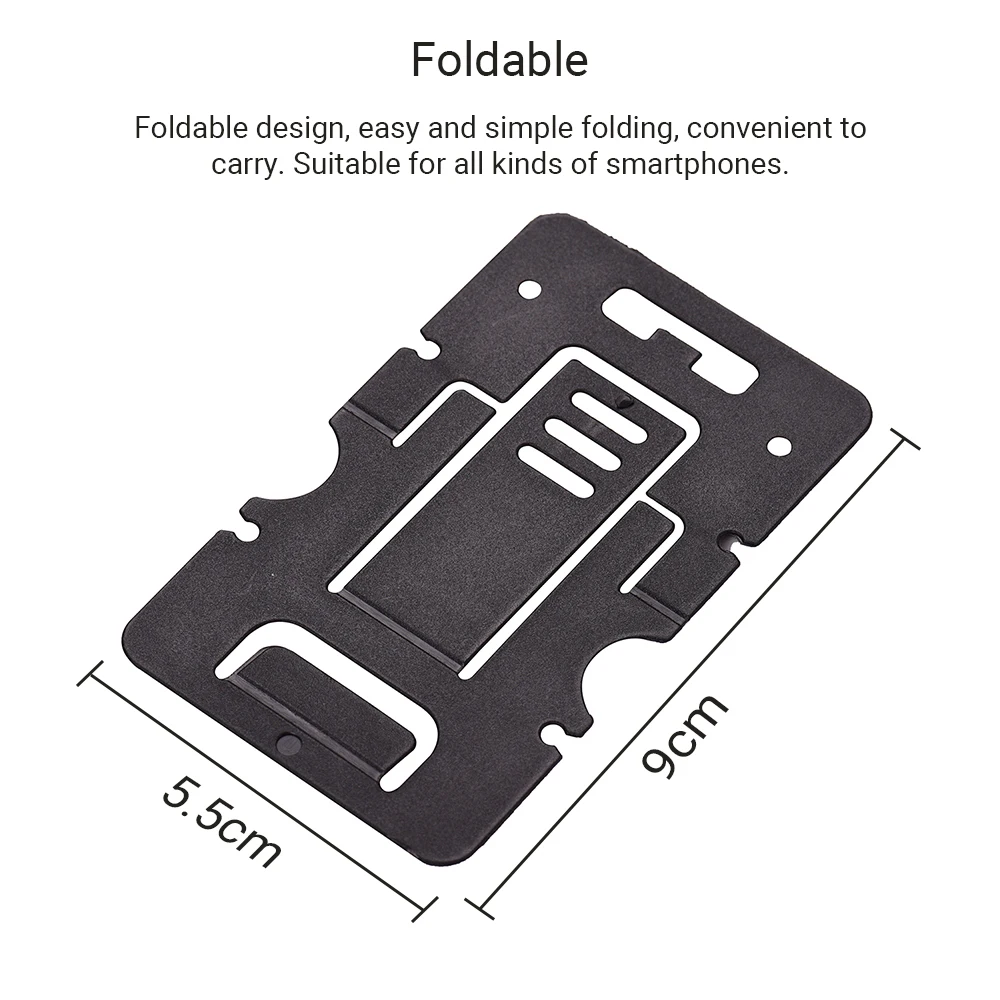 Простой телефон стенд держатель смартфона Регулируемый складной Ультра тонкий