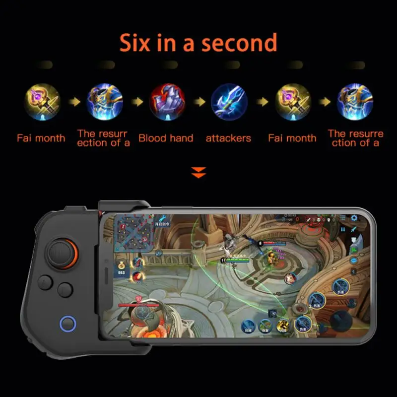 Mobile Game Joystick Stretchable Games Controller Trigger Bluetooth-compatible Wireless Gamepad For PUBG Android | Электроника