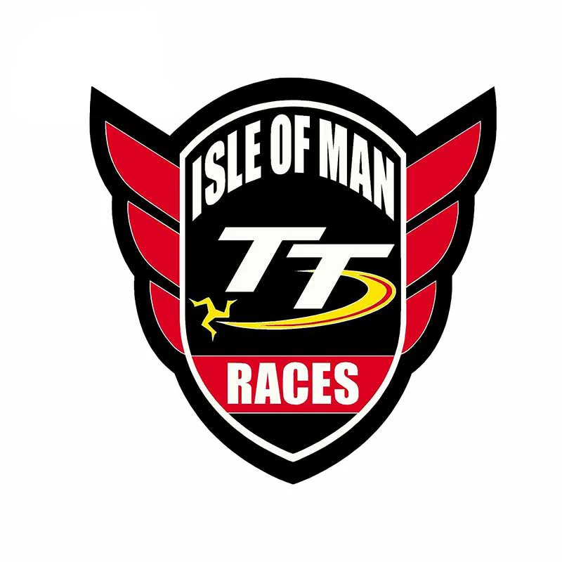 

Auto parts 13cm x 12.9cm for ISLE OF MAN TT Personality Car Stickers Vinyl Waterproof Suitable for SUV Decals Decoratio