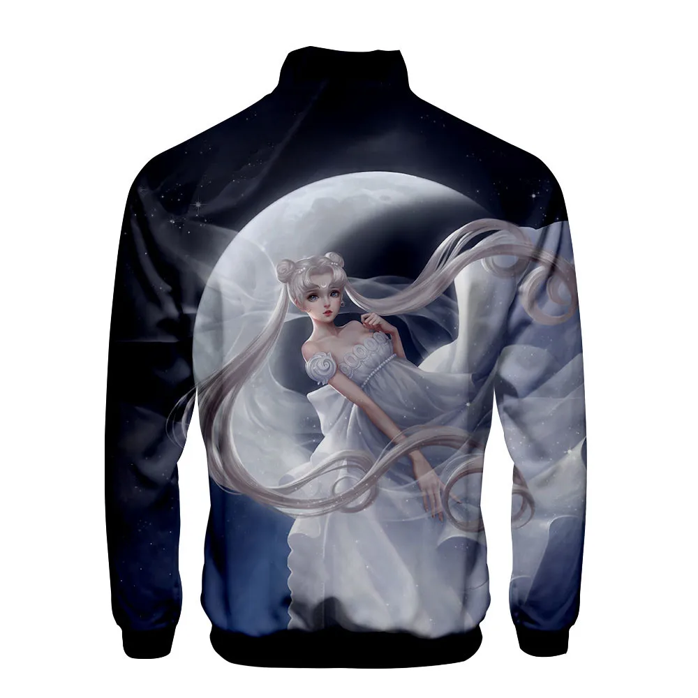 

Sailor Moon Zipper Jacket Tsukino Usagi Anime Cosplay Costume Kawaii Sailormoon School Uniform Men Women Sweatshirt