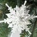 3D Снежинка Рождественская елка украшение DIY деревянная фотография Новогоднее украшение для дома Товары для рождественской вечеринки