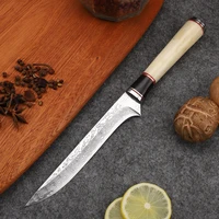 vg10 damascus steel 6 inch bone cut butcher kitchen chef sliced fish fillet cooking field special collection edc tool knife