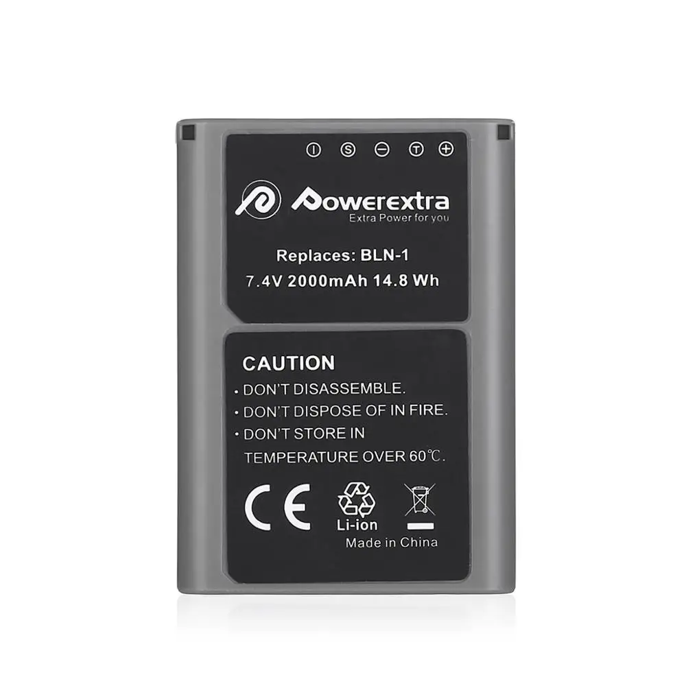 

Powerextra BLN-1 Li-Ion Battery For Olympus E-M1 E-M5 EM5II, PEN E-P5 ,Pen F OM-D