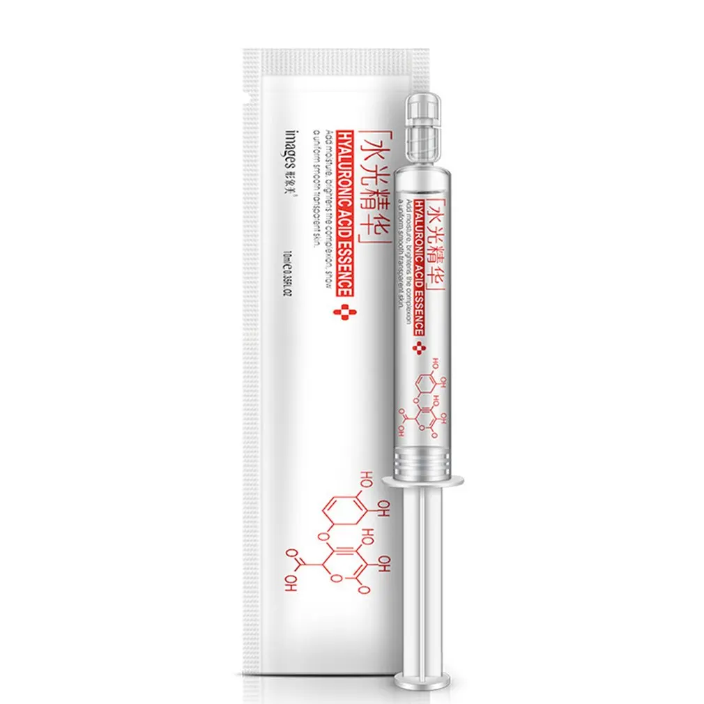 

IMAGES 10ml Hyaluronic Acid Essence Needle Brightening Moisturizing HA Concentrate Hydrating Essence Improving Skin Tone