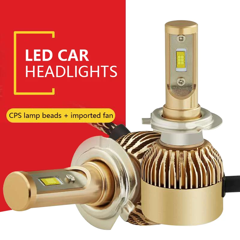 CARCTR Автомобильные фары H4 H7 светодиодные лампы H11 9005 9006 30 Вт 3800LM 6500 к H1 12В 24В |