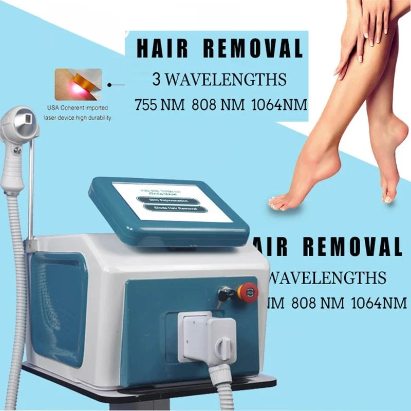 

CE approved diode laser hair removal 808 755 1064 / 808nm laser permanent hair removal / diode laser for hair removal