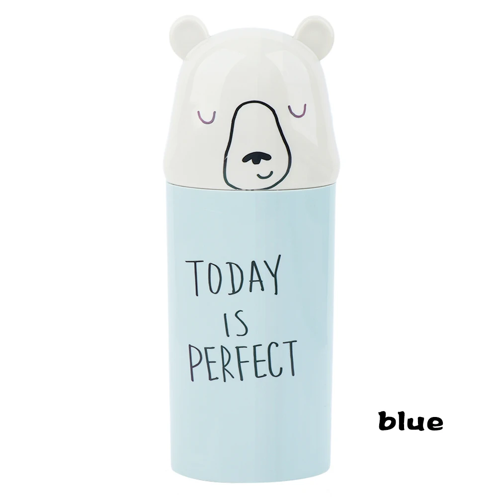 blue 1 шт. ящики для хранения, держатель для зубной щетки для путешествий, портативная зубная щетка из натурального бамбука чехол-трубка для путешествий, Экологичная ручная работа - Цвет: blue