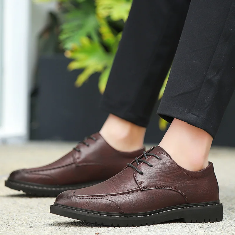 Men Casual Flat Shoes Mens Causal Shoes Men Leather Casual For Sport Men's Fashion Man Breathable Male Shoe