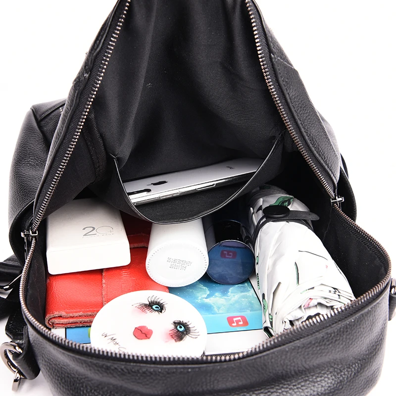 Новый кожаный рюкзак YILIAN-стильный повседневный из воловьей кожи с высокой