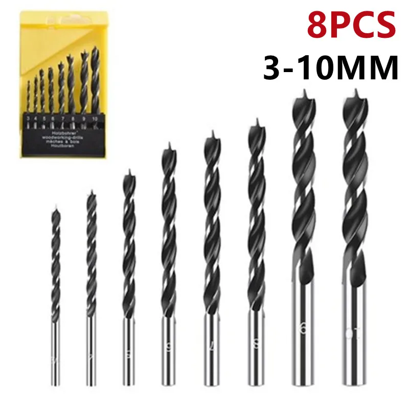 

8 шт., Набор отверстий для дрели по дереву