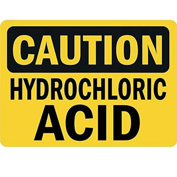 

Caution Hydrochloric Acid Retro tin sign nostalgic ornament metal poster garage art deco bar cafe shop