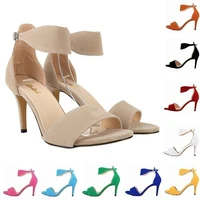 summer women buckle strap sandals classic dancing high heels sexy stiletto party wedding pumps shoes107 2ve