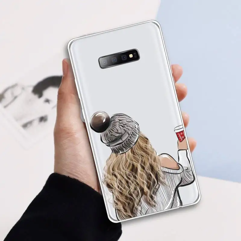 

Girlfriends Girls Bff Best Friends Forever Phone Case Transparent For Samsung Galaxy A 71 21s S note 8 9 10 plus 20 ultra