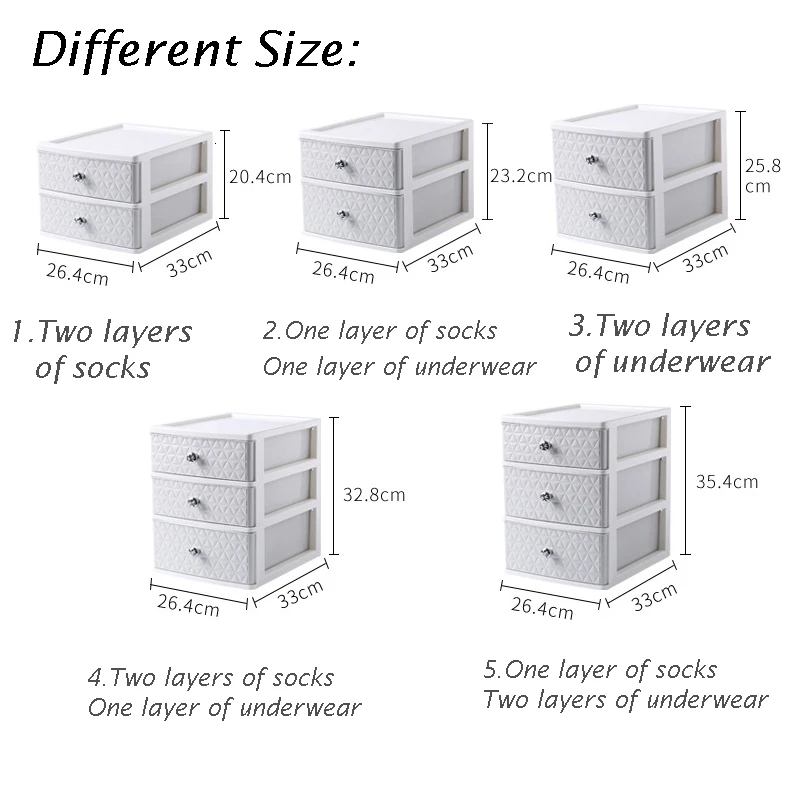 JULY'S SONG пластиковый ящик для хранения нижнего белья органайзер для хранения носков контейнер для шкафа органайзер для рабочего стола чехол для хранения