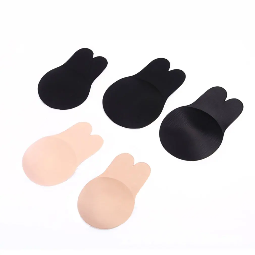 Самоклеящийся бюстгальтер пуш ап с заячьими ушками Женский липкий Невидимый