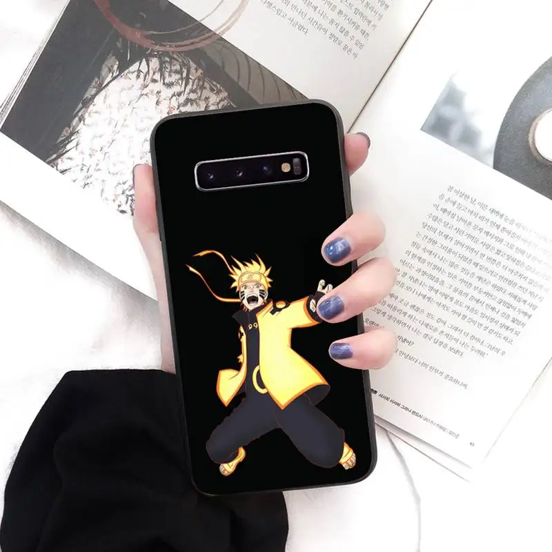 

Cool hokage man Phone Case Black For Samsung S5 6 6Edge 7 8 9 10 10Lite 10Plus 20 20lite 20Ultra Cases