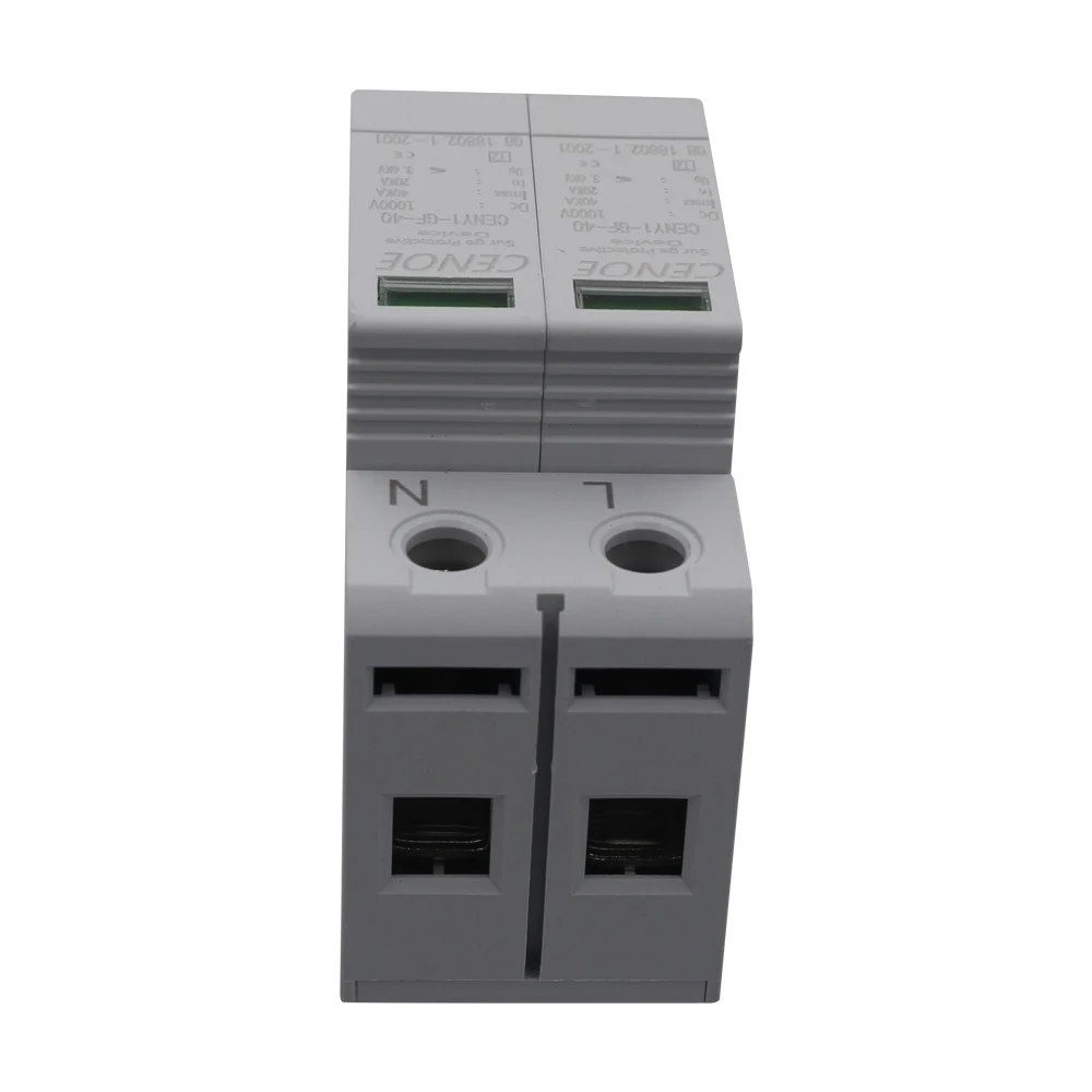 DC 2P PV SPD 1000V 500V 20KA ~ 4kA A grade lightning arrester power защита от перенапряжения с высокой токовой