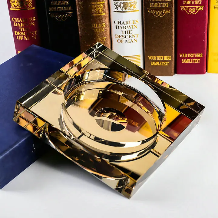 Пепельница из хрустального стекла Модная креативная личность для дома гостиной