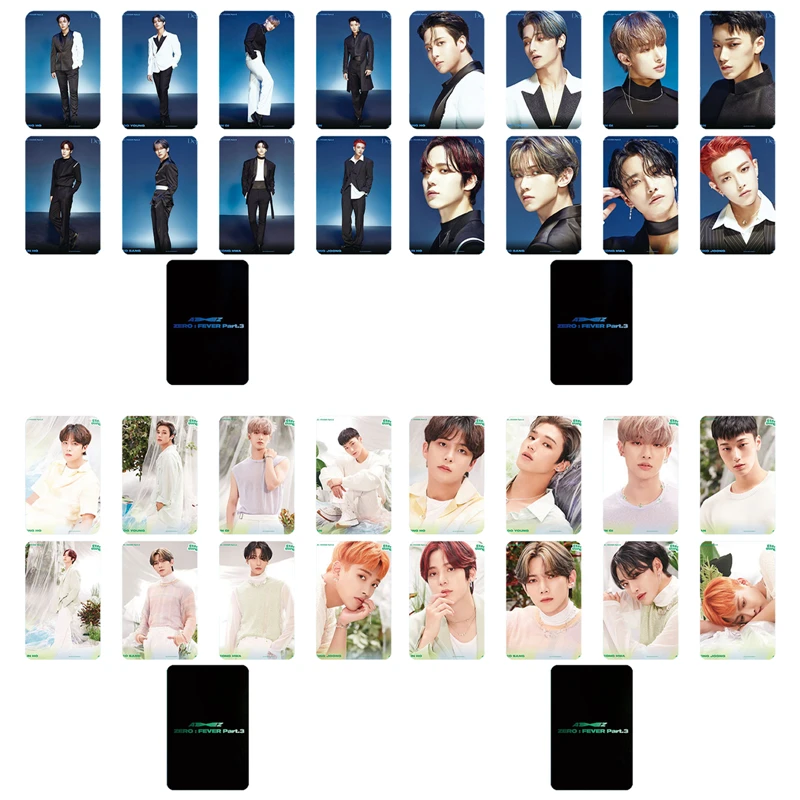Альбом Zero : Fever Part.3 Lomo 8 шт./компл. Kpop Ateez открытки с принтом Photocard для поклонников