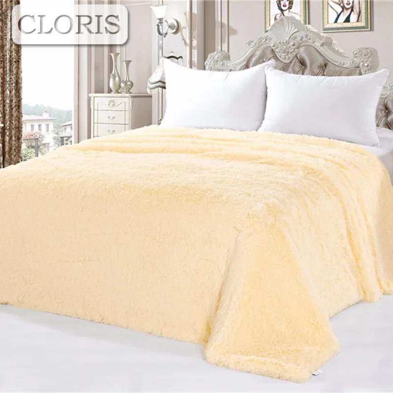 Шелковое место Лидер продаж одеяло однотонное покрывало для дивана и кровати