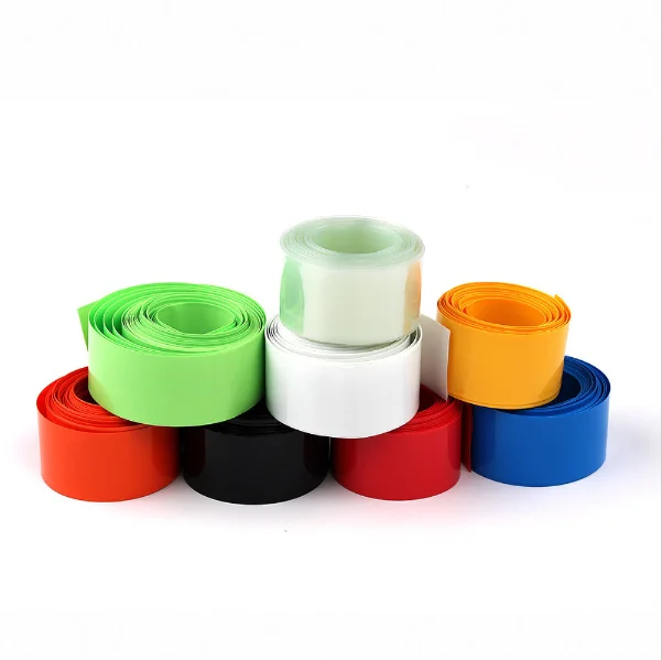 Высококачественные плоские термоусадочные трубки 5 м 30 мм 18 из ПВХ для