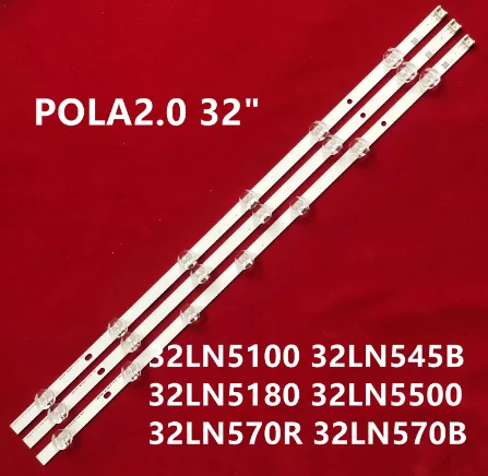 60 шт. светодиодный подсветка полосы для LG ТВ POLA2.0 32 &quotHC320DXN-VSFP4-21XX 32LN5100 32LN545B 32LN5180