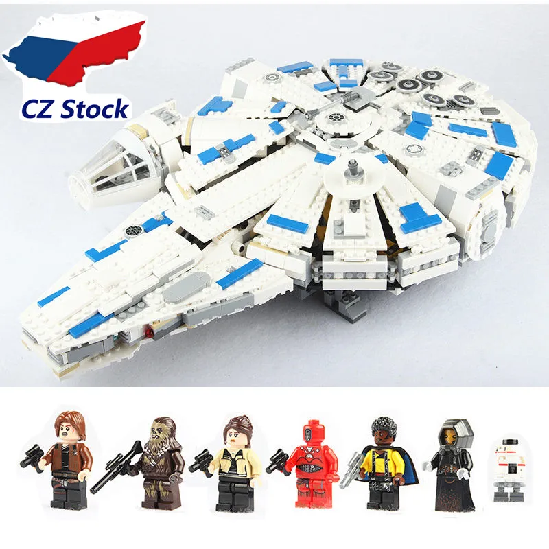Lepinblocks King Millennium super 05142 75212 Сокол Звездные войны истребитель строительные блоки кирпичи детские игрушки ребенок день рождения Рождество