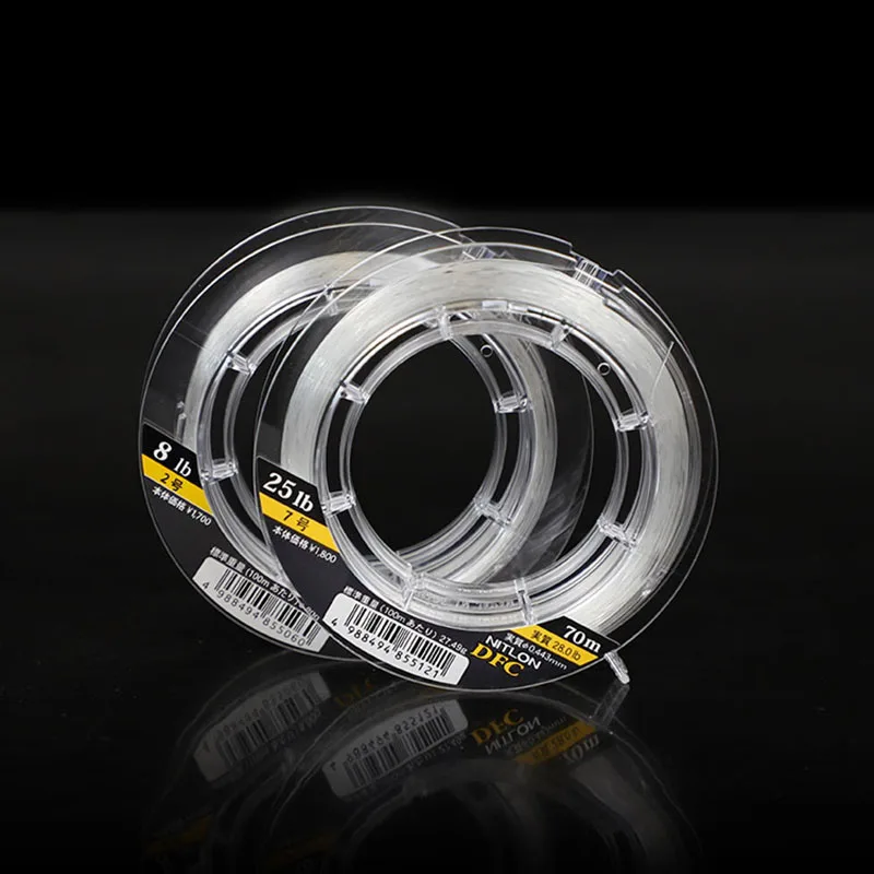 Фторуглеродная леска для поводка YGK оригинальная нитлон DFC углеродная линия