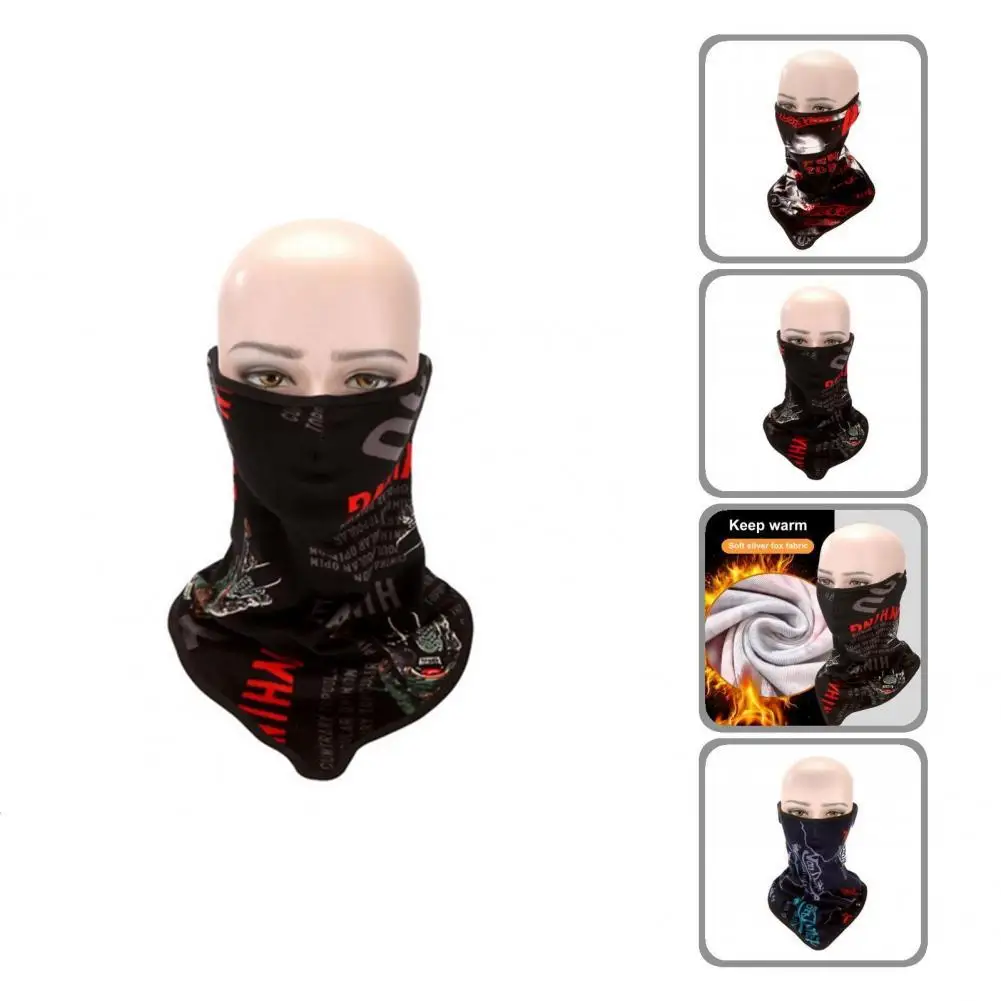 

Cycling Headgear Cold-proof Convenient Comfortable Triangle Hem Riding Headgear