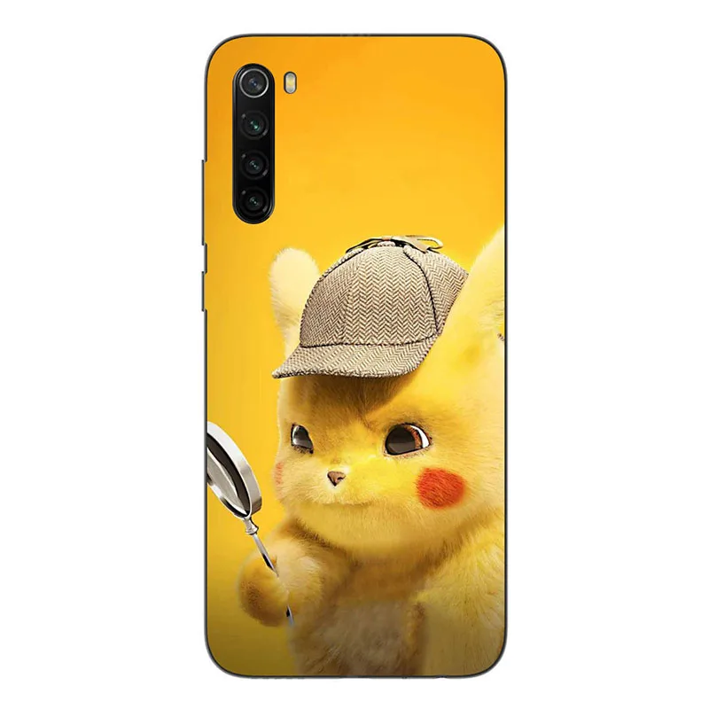 Z12 Мягкий силиконовый чехол для Xiaomi Redmi Note, 8 T, 8 T, 6,3 дюймов, чехол-накладка на заднюю панель, HD принт с розами, волком, мультипликационным рисунком, Fundas Para, чехол - Цвет: Z12