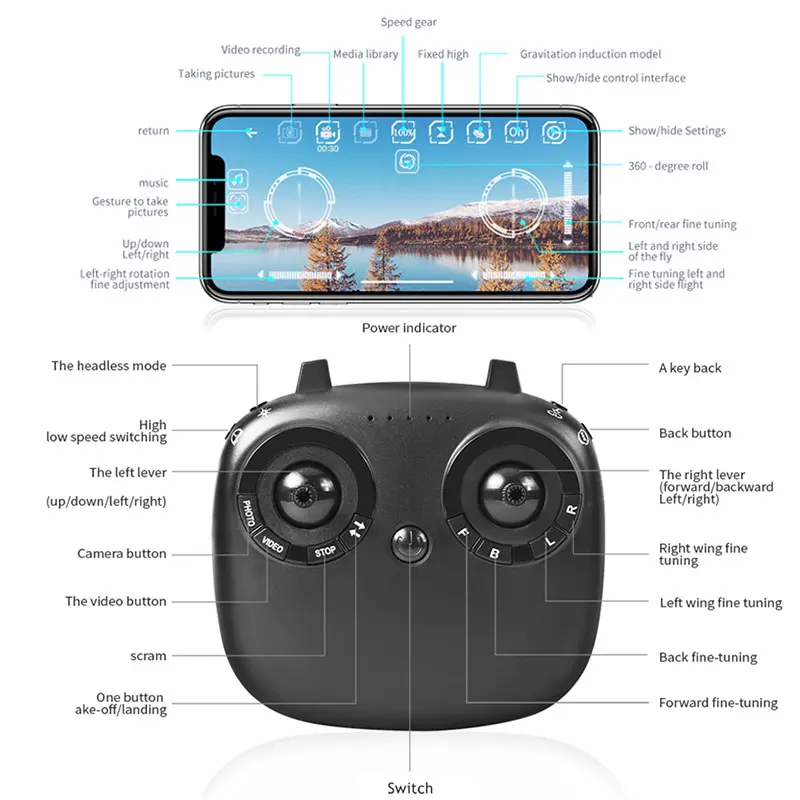 

G7 Fpv Drones With Cameras HD 1080P RC Quadcopter Wifi Drone Live Camera Video Dron 20 Minutes Battery Life Altitude Hold Drones