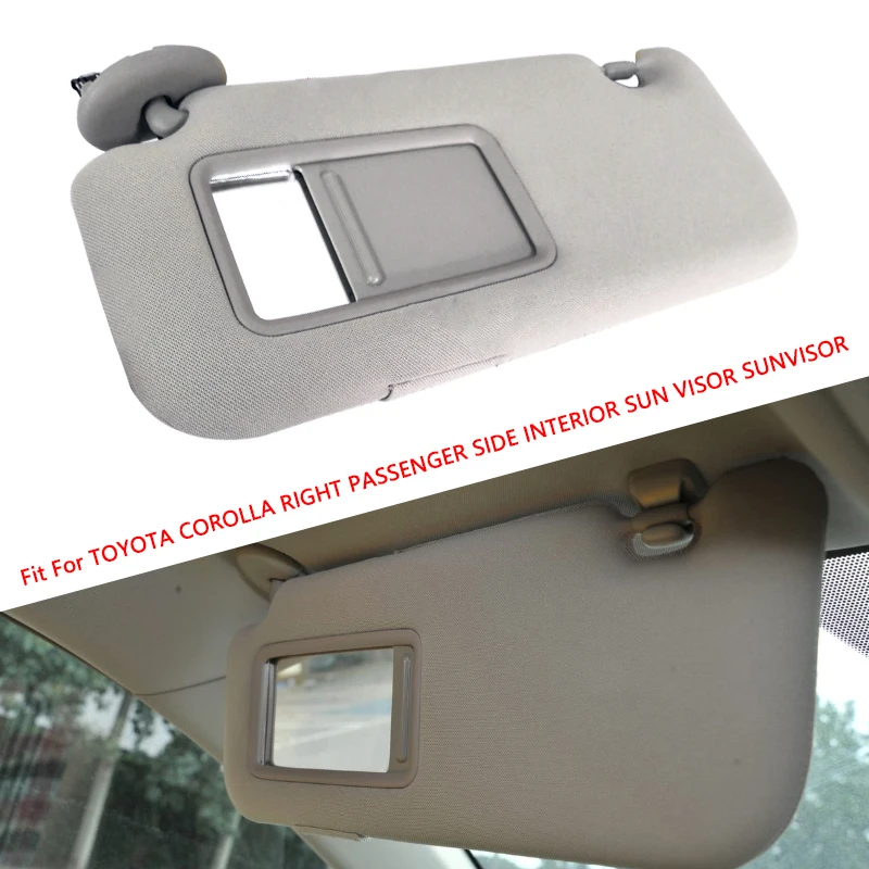 Левое зеркало для макияжа CITALL с солнцезащитным козырьком Toyota Corolla 2009 2010 2011 2012