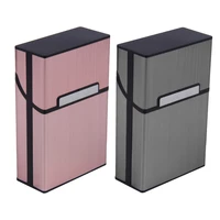 portable automatic cigarette case aluminium alloy male gadgets ejection holder smoke boxes