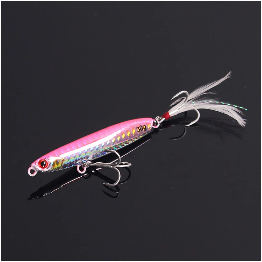 1 шт./лот 10 г 15 20 25 30 Лазерная металлическая джиг-Приманка медленно Тонущая лучшая