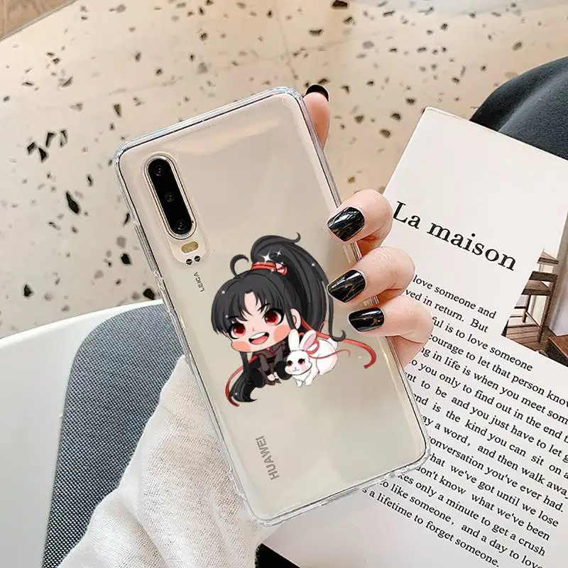 

Mo Dao Zu Shi Phone Case Transparent for Samsung A71 S9 10 20 HUAWEI p30 40 honor 10i 8x xiaomi note 8 Pro 10t 11